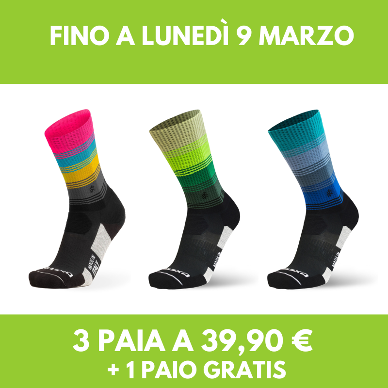 Calze tecniche adatta a lunghi cammini e trekking in giornata - Oxeego