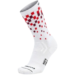 Pixels Bianco - Calze da Ciclismo