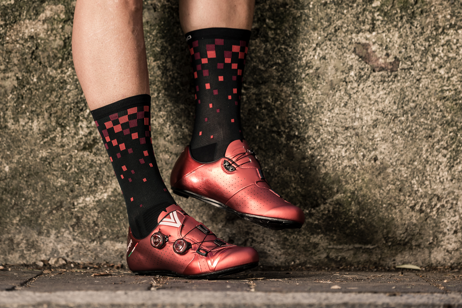 Oxeego - Cycling socks PIXELS