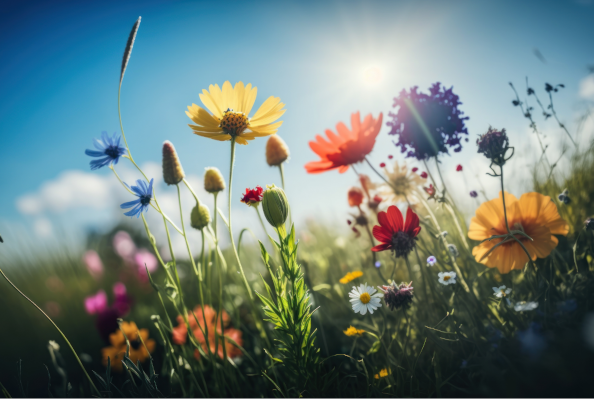 Oxeego - Calze Outdoor - Fiori di campo